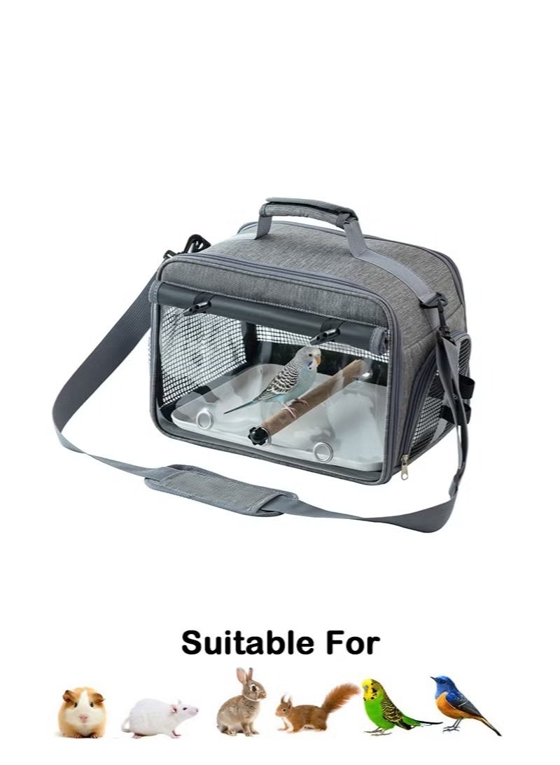 Bird Carrier Travel Bag Animal Carrier Parrot Carrier Bird Carrier Travel Cage Travel Bag Animal Carrier Parrot Carrier Portable Breathable Travel Cage for Cockatiel Parrot